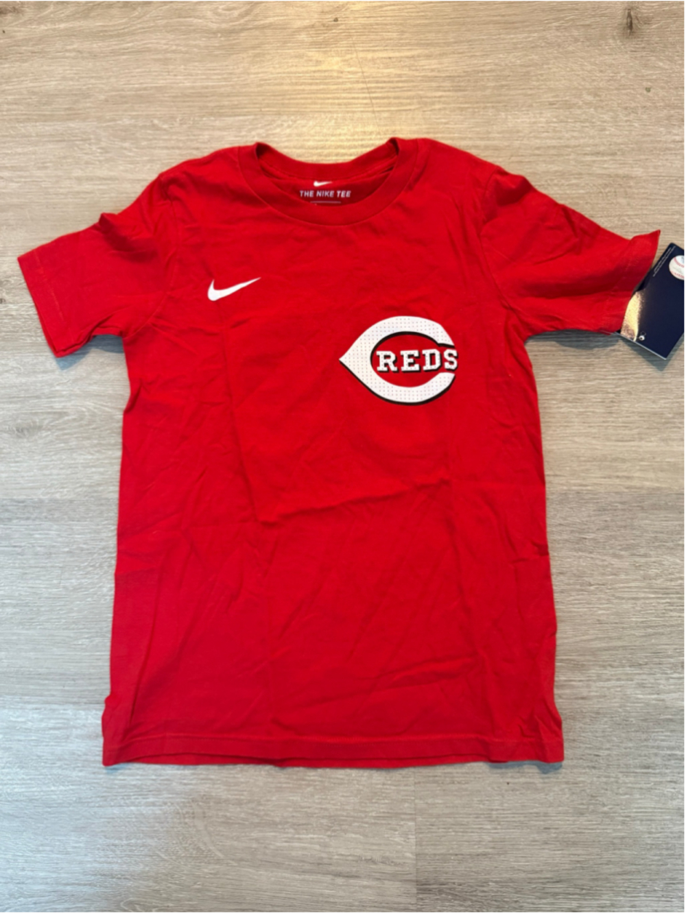 Kids Nike Cincinnati Reds Elly De La Cruz Jersey T-Shirt, Red, Size S